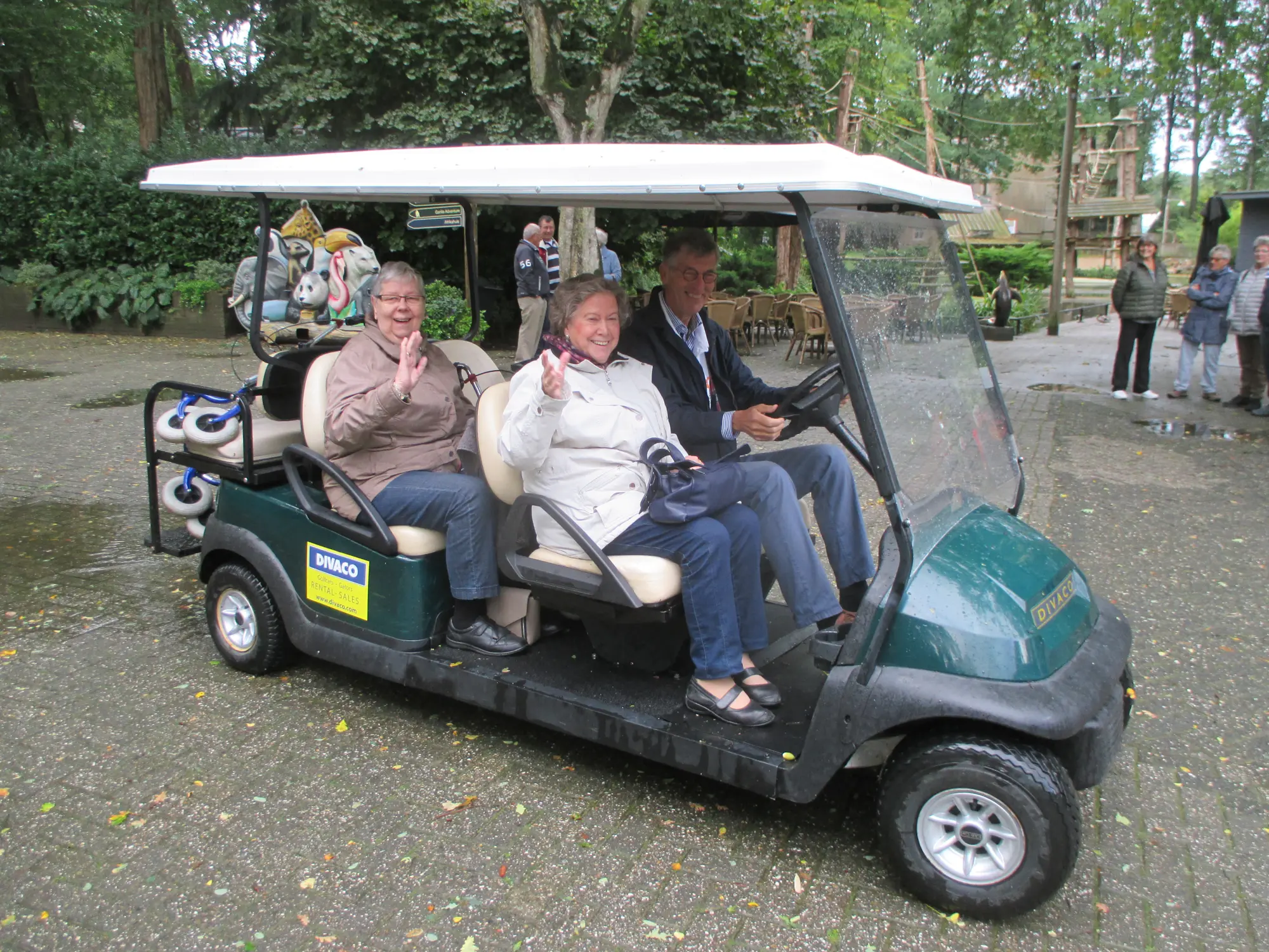Divaco Golfcar voor Personenvervoer