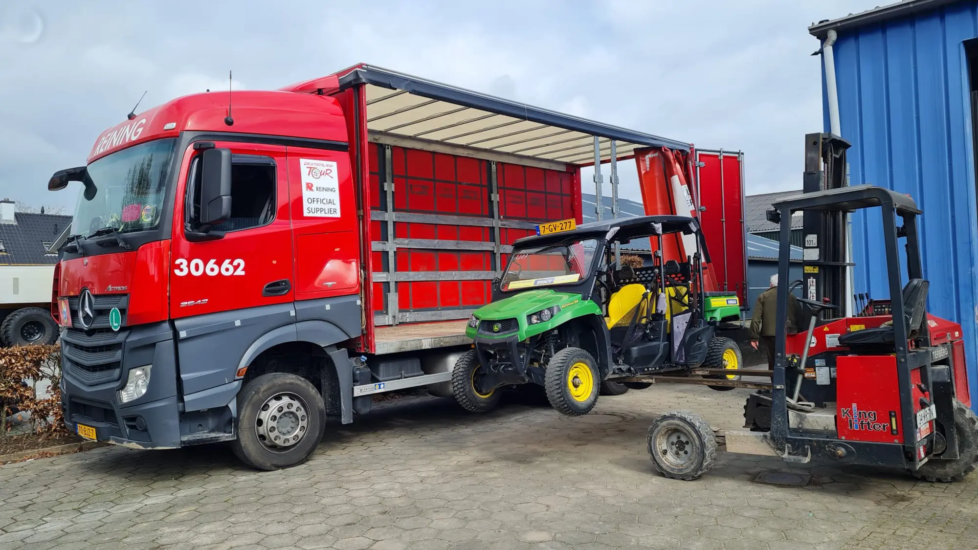 Professioneel transport van Divaco Golf Car verhuur